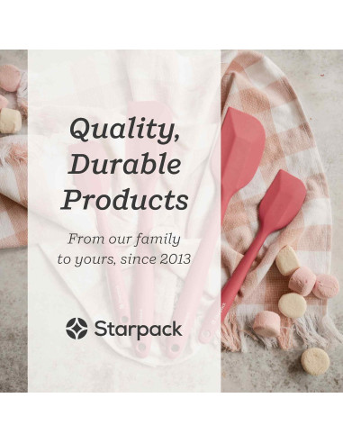 Juego de Espátulas de Silicona StarPack - 2 Pcs - Resistente al Calor 315C