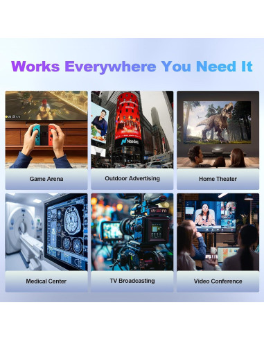 Cable HDMI 2.1 Fibopitcal 1.8m Ultra Alta Velocidad 48Gbps