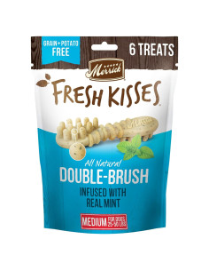 Golosinas Dentales Naturales Merrick Fresh Kisses 6 Unidades