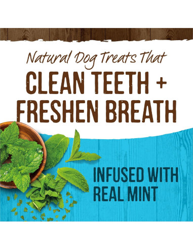 Golosinas Dentales Naturales Merrick Fresh Kisses 6 Unidades