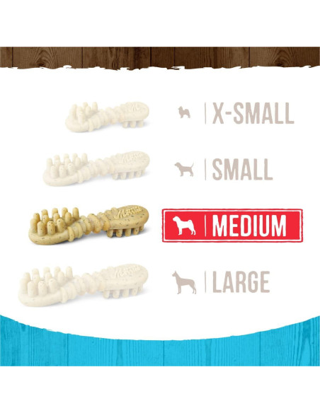 Golosinas Dentales Naturales Merrick Fresh Kisses 6 Unidades