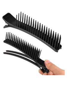 Clips de Sección para Cabello MOZEAT LENS - 2 Piezas Negros