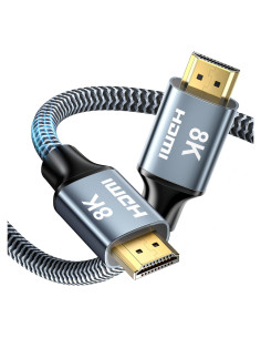 Cable HDMI 8K 0.3m CABNEER 2.1 Alta Velocidad 48Gbps