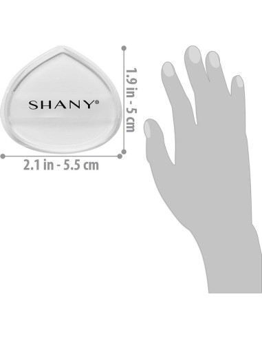 Esponja de Silicona Jelly Stay SHANY - Transparente 5.3 cm