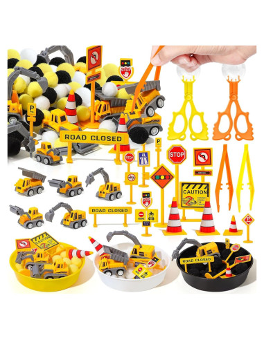 128 Piezas Juguetes Sensoriales de Construcción Viprest