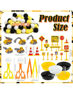 128 Piezas Juguetes Sensoriales de Construcción Viprest 2