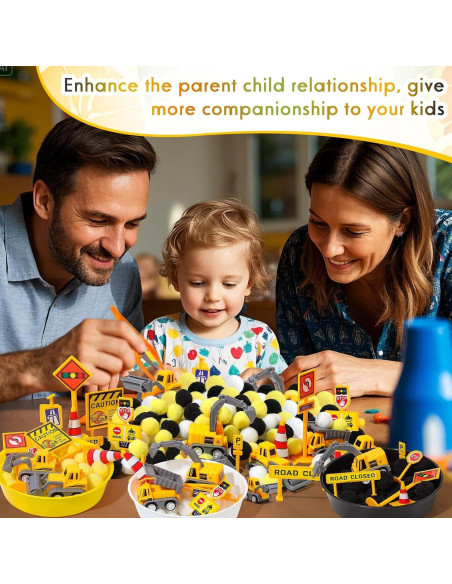 128 Piezas Juguetes Sensoriales de Construcción Viprest