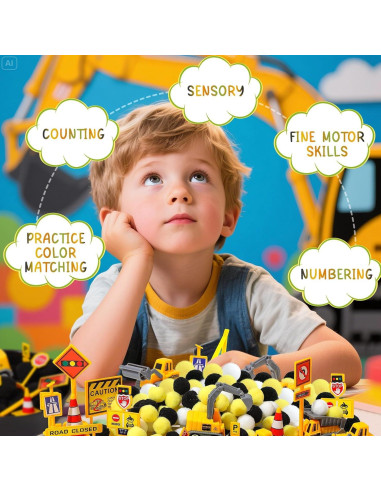 128 Piezas Juguetes Sensoriales de Construcción Viprest