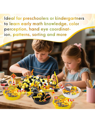 128 Piezas Juguetes Sensoriales de Construcción Viprest