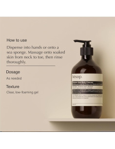 Limpiador Corporal Aesop Semilla de Cilantro 500 mL + Muestra 2