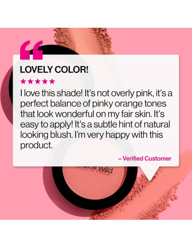 Rubor en Polvo Wet n Wild Cama de Rosas 5.97g - Cruelty-Free