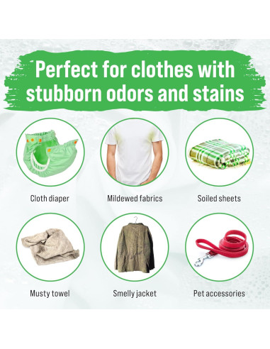 Detergente en Polvo Rockin' Green 30 Cargas Sin Fragancia