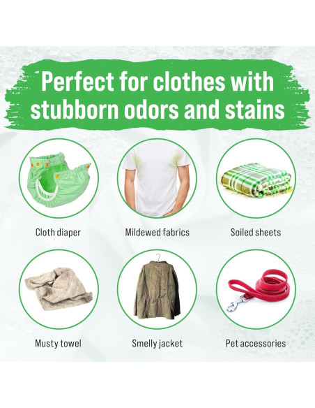 Detergente en Polvo Rockin' Green 30 Cargas Sin Fragancia