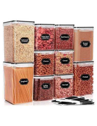 Contenedores de Almacenamiento Hermético PRAKI 10PCS 5.2L