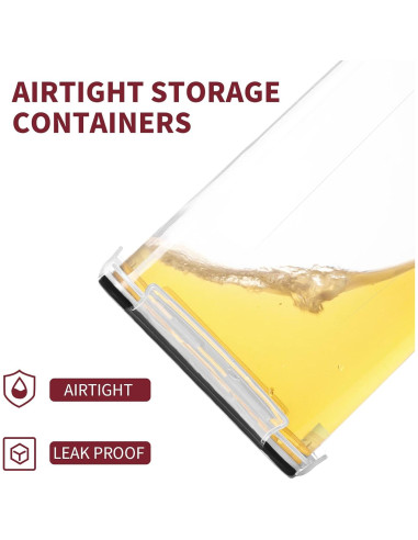 Contenedores de Almacenamiento Hermético PRAKI 10PCS 5.2L