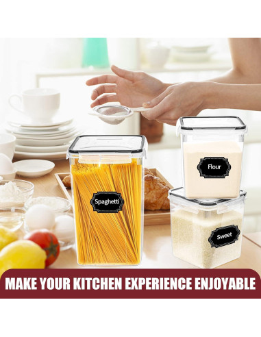 Contenedores de Almacenamiento Hermético PRAKI 10PCS 5.2L