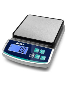 Balanza de Laboratorio Digital SASVY 5000g x 0.1g Precisión