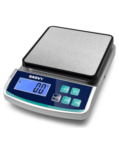 Balanza de Laboratorio Digital SASVY 5000g x 0.1g Precisión