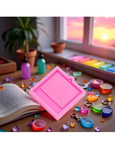 Molde de Silicona Rosa Enyolidimk para Joyería DIY 1 Piezas