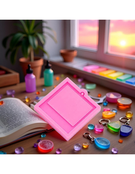 Molde de Silicona Rosa Enyolidimk para Joyería DIY 1 Piezas