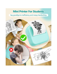 Impresora de Etiquetas Térmica WCZ M02X Mini Portátil Bluetooth 2