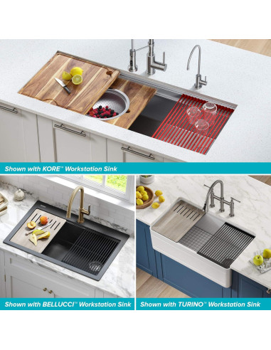 Estante de Secado de Platos KRAUS KRM-11AQ Aqua 42.86x30.48 cm