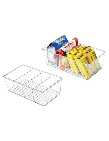 Organizadores de Almacenamiento Transparente MERATIA 2 Pcs