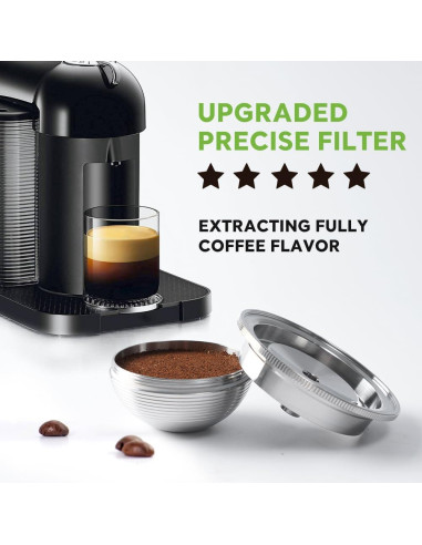 Cápsula de Café Reutilizable BENFUCHEN Acero Inoxidable 80ML