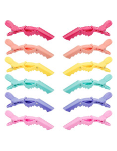 Clips de Pelo Cocodrilo GLAMFIELDS 12 Pcs Antideslizantes