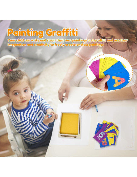 Bandeja de Arena Montessori de Madera Mimoyalaso 22.5x18cm