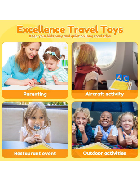 Bandeja de Arena Montessori de Madera Mimoyalaso 22.5x18cm