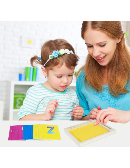 Bandeja de Arena Montessori de Madera Mimoyalaso 22.5x18cm