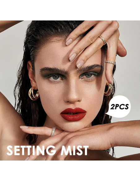Juego de 2 Spray Fijador de Maquillaje LingHaoLH 280g
