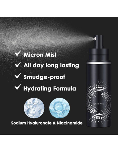 Juego de 2 Spray Fijador de Maquillaje LingHaoLH 280g