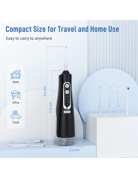Limpiador Dental Portátil Inalámbrico Infiwarden 310ml IPX7