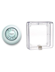 Termostato Manual Redondo Solo Calor Honeywell CT87K1004 + Protector CG510A