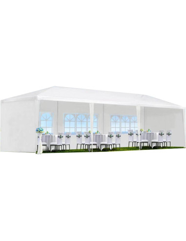 Carpa de Fiesta 3x6m HarmonyHealth con 6 Paredes Removibles