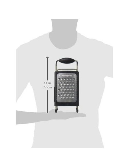 Rallador de Caja Microplane Acero Inoxidable 4 Lados Multiusos