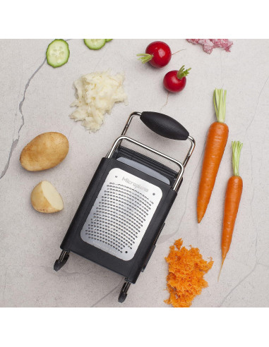 Rallador de Caja Microplane Acero Inoxidable 4 Lados Multiusos