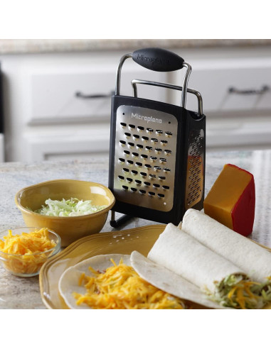 Rallador de Caja Microplane Acero Inoxidable 4 Lados Multiusos