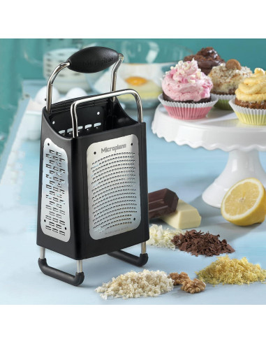 Rallador de Caja Microplane Acero Inoxidable 4 Lados Multiusos