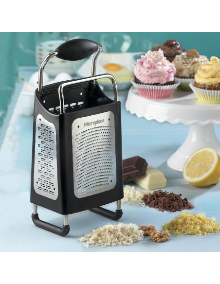 Rallador de Caja Microplane Acero Inoxidable 4 Lados Multiusos