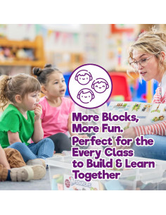 Juguetes Taksa Montessori 216 Pcs Bloques Apilables 3+ Años 2