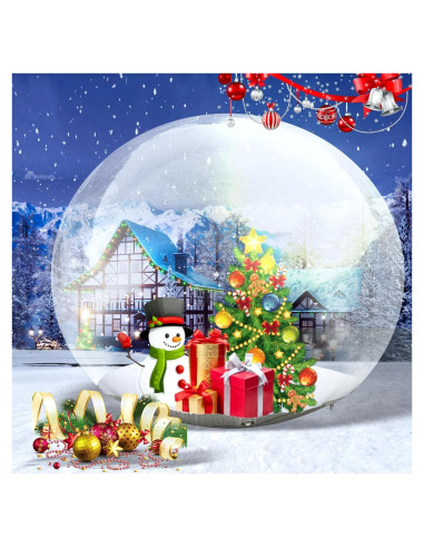 Globo de Nieve Inflable Gigante Tryset 3m PVC 250W para Eventos