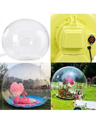 Globo de Nieve Inflable Gigante Tryset 3m PVC 250W para Eventos
