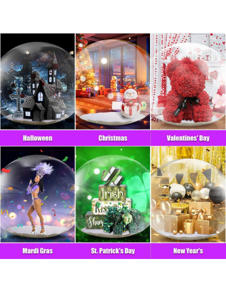 Globo de Nieve Inflable Gigante Tryset 3m PVC 250W para Eventos