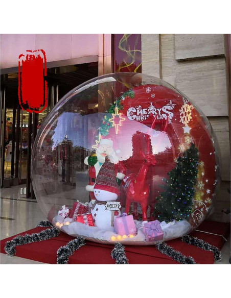 Globo de Nieve Inflable Gigante Tryset 3m PVC 250W para Eventos