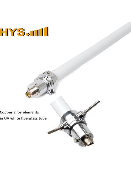 Antena de Estación Base UHF HYS 2.2m 8.5dBi para GMRS