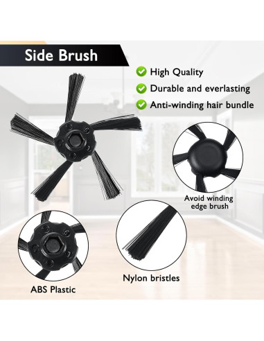 Kit de Repuesto Neato Botvac D Series - 2 Cepillos + 2 Filtros HEPA