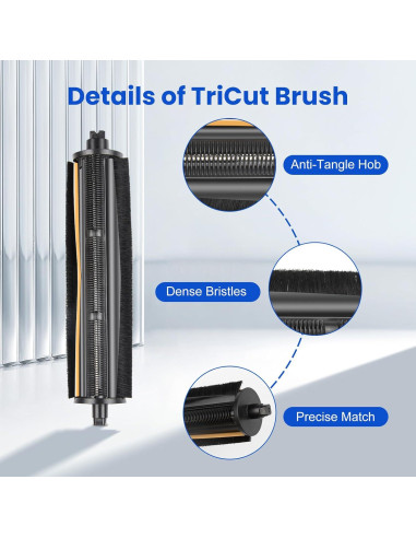 Cepillo TriCut para Aspiradora Robot Dreame X40 Ultra - Antienredos